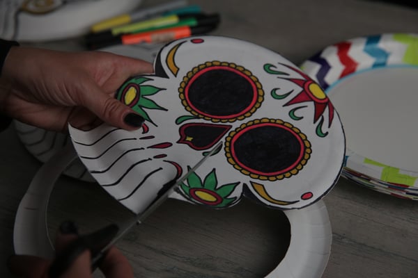 Create these Solo plate calaveras masks 2