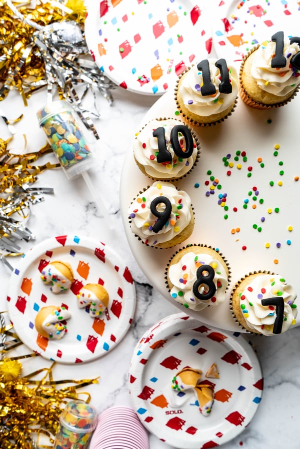 New Year's Eve Cupcakes