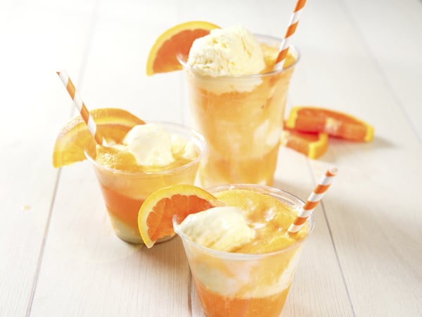 orange creamsicle floats