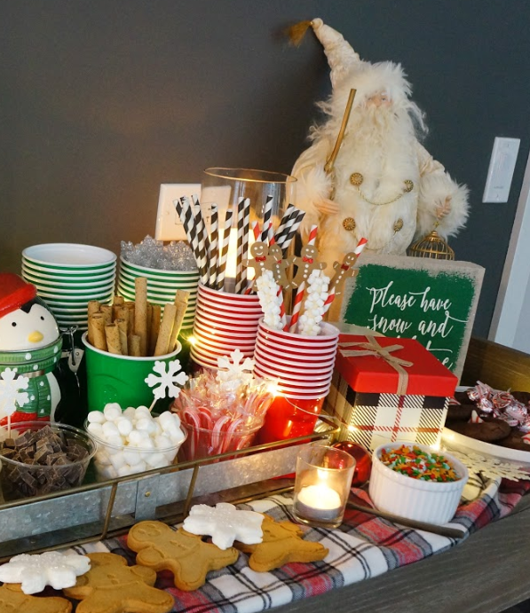 Holiday Hot Cocoa Toppings Bar