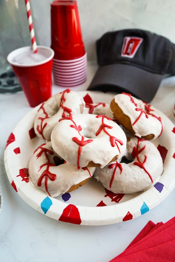 Baseball Party Donuts