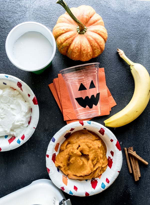 jack o lantern pumpkin smoothie 2