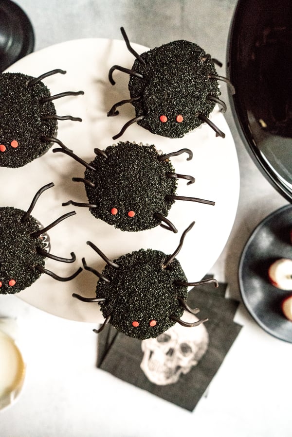 Spooky Spider Cupcakes